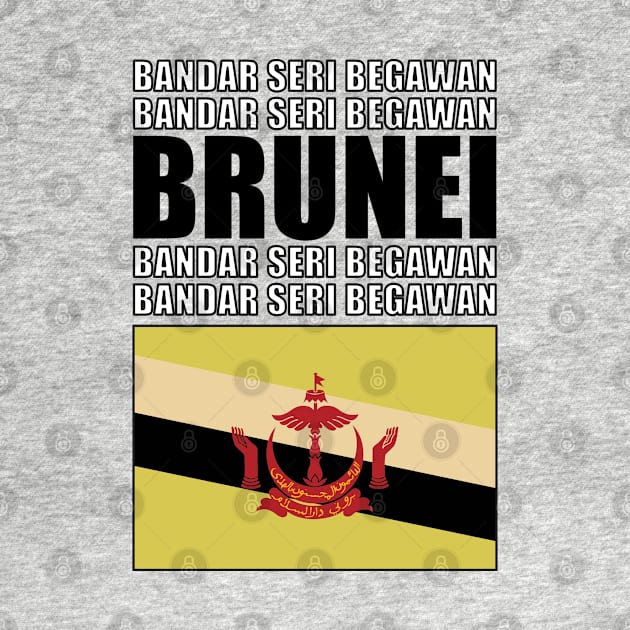 Flag of Brunei by KewaleeTee